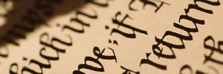Text alte Schrift